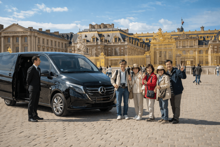 chauffeur privé van versailles